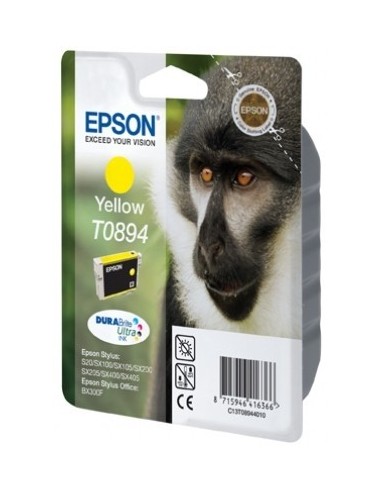 Epson Monkey Cartuccia di inchiostro Yellow T0894 DURABrite Ultra Ink