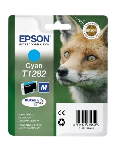 Epson Fox Cartuccia di inchiostro Cyan T1282 DURABrite Ultra Ink