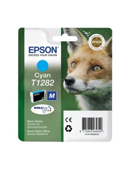 Epson Fox Cartuccia di inchiostro Cyan T1282 DURABrite Ultra Ink