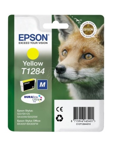 Epson Fox Cartuccia di inchiostro Yellow T1284 DURABrite Ultra Ink