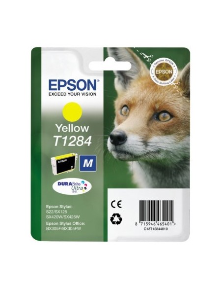 Epson Fox Cartuccia di inchiostro Yellow T1284 DURABrite Ultra Ink
