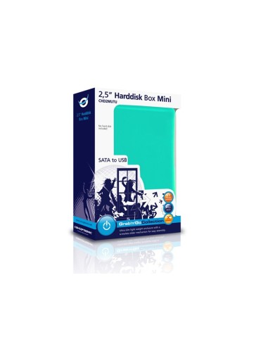 Conceptronic 2,5" Harddisk Box Mini Turquoise