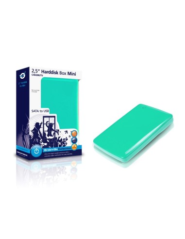 Conceptronic 2,5" Harddisk Box Mini Turquoise
