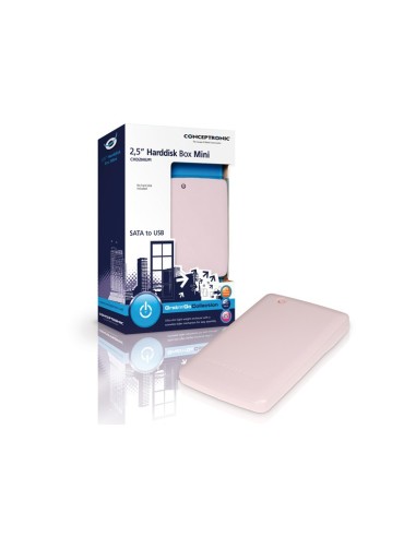Conceptronic 2,5" Harddisk Box Mini Pink