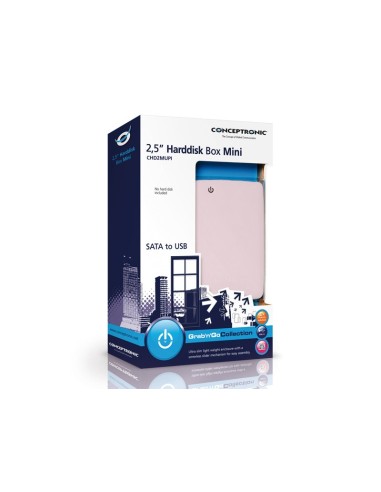 Conceptronic 2,5" Harddisk Box Mini Pink