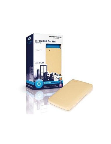 Conceptronic 2,5" Harddisk Box Mini Yellow