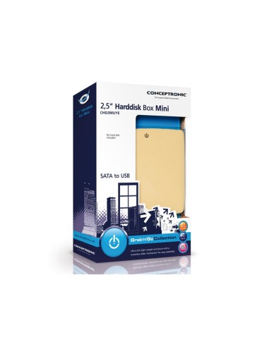 Conceptronic 2,5" Harddisk Box Mini Yellow