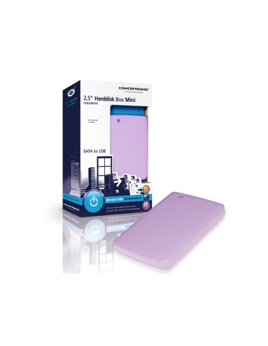 Conceptronic 2,5" Harddisk Box Mini Violet