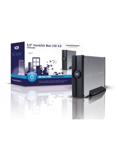 Conceptronic CHD3SUSB3 contenitore di unità di archiviazione Argento 3.5"