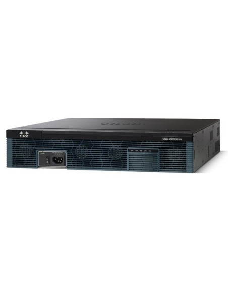 Cisco 2921 router cablato Gigabit Ethernet Nero