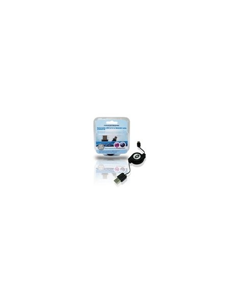Conceptronic Retrackable USB 2.0 A to MiniUSB Cable