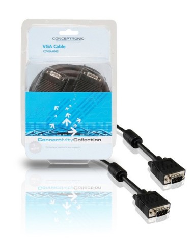 Conceptronic CCVGAMM5 cavo VGA 5 m VGA (D-Sub) Nero