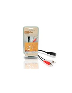Conceptronic 3.5" Female Jack to 2x Male RCA