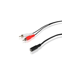 Conceptronic 3.5" Female Jack to 2x Male RCA 2