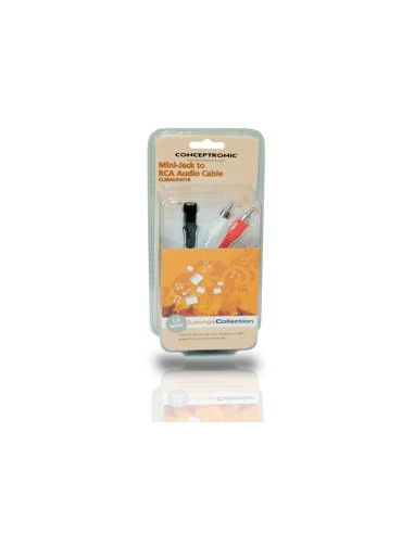 Conceptronic 3.5" Female Jack to 2x Male RCA