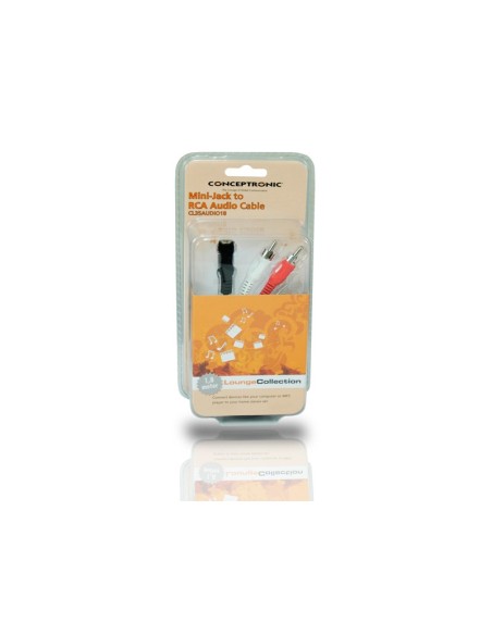 Conceptronic 3.5" Female Jack to 2x Male RCA