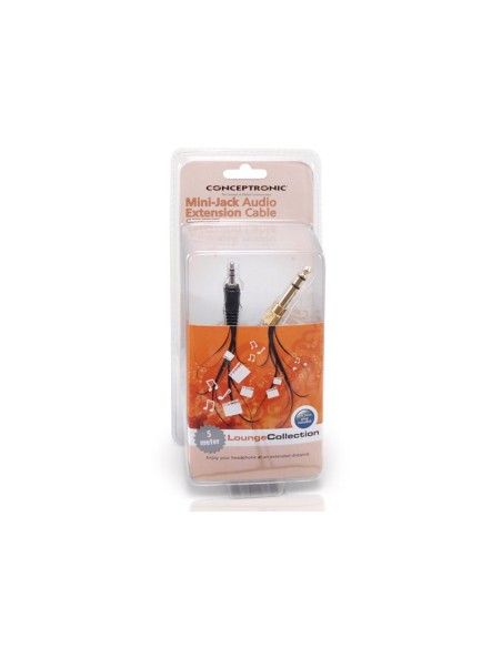 Conceptronic Mini-Jack Audio Extension Cable 6.3mm Jack
