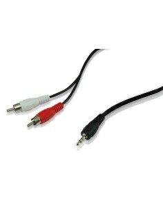 Conceptronic CL35RCAM18 cavo audio 1,8 m RCA 3.5mm Nero