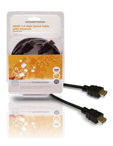 Conceptronic CLHDMI14EG3 cavo HDMI 3 m HDMI tipo A (Standard) Nero