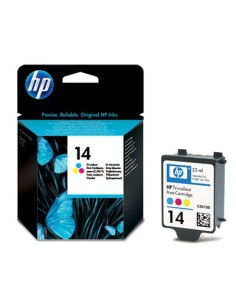 HP 14 cartuccia d'inchiostro 1 pz Originale Ciano, Magenta, Giallo 2
