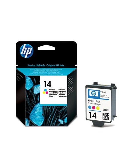 HP 14 cartuccia d'inchiostro 1 pz Originale Ciano, Magenta, Giallo