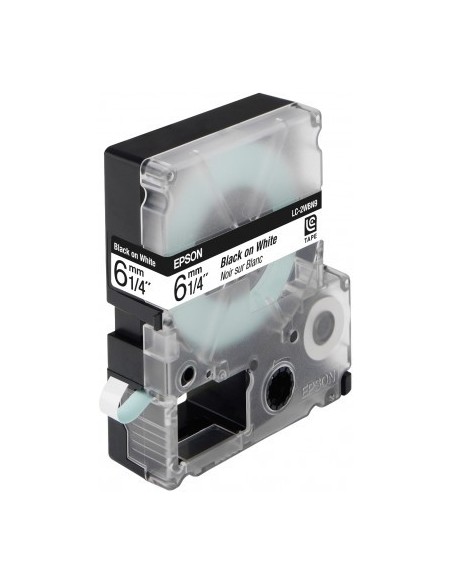 Epson Nastro Bianco per testo Nero 6 9