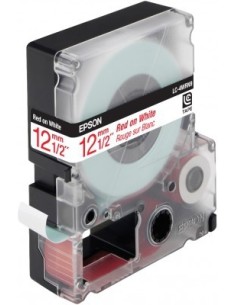 Epson Nastro Bianco per testo Rosso 12 9