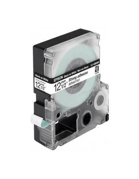 Epson Nastro Bianco per testo Nero 12 9