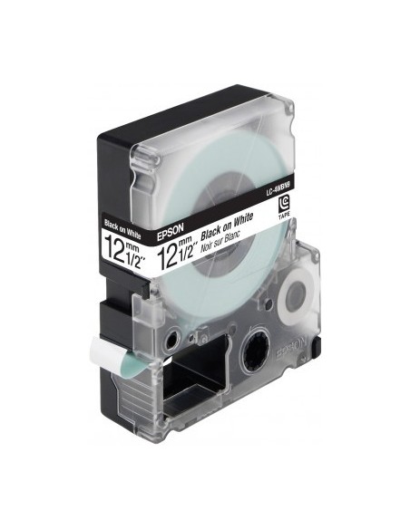 Epson Nastro fondo Standard bianco per testo Nero12 9