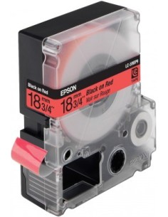 Epson Nastro fondo Pastello rosso per testo Nero 18 9