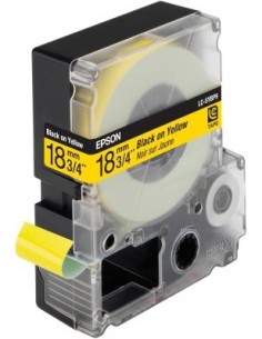 Epson Nastro fondo Pastello Giallo per testo Nero 18 9