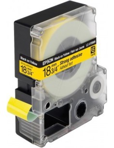 Epson Nastro fondo Giallo per testo Nero,18 9