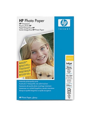 HP Glossy Photo Paper carta fotografica A4 Bianco Lucida