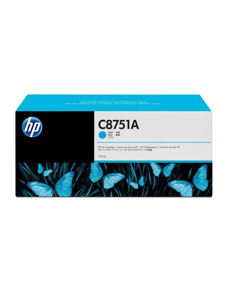 HP C8751A Cyan Original Ink Cartridge cartuccia d'inchiostro 1 pz Originale Ciano