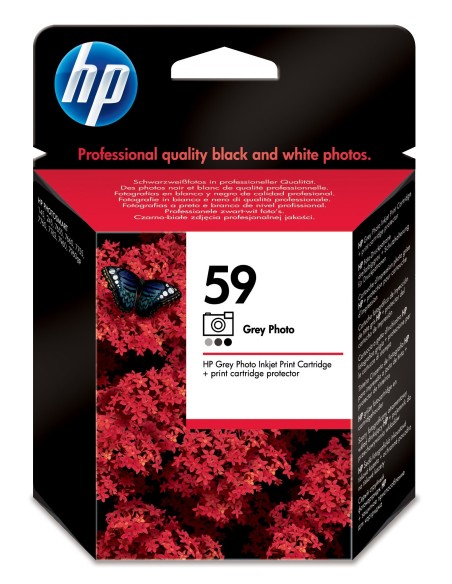 HP C9359AE cartuccia d'inchiostro 1 pz Originale Nero, Grigio scuro