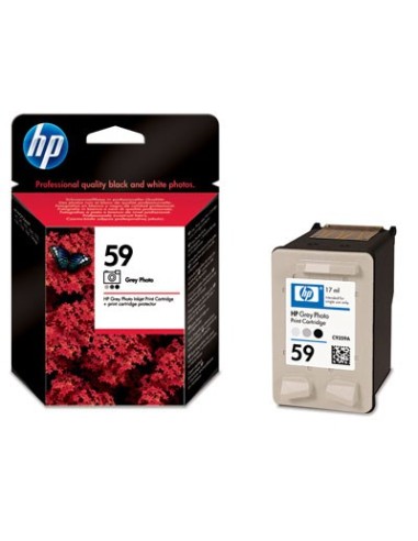 HP C9359AE cartuccia d'inchiostro 1 pz Originale Nero, Grigio scuro