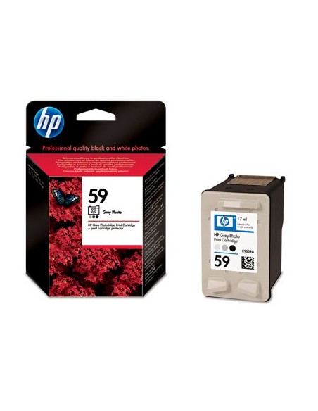 HP C9359AE cartuccia d'inchiostro 1 pz Originale Nero, Grigio scuro