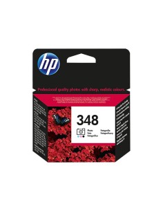 HP 348 cartuccia d'inchiostro 1 pz Originale Resa standard Nero, Grigio chiaro, Magenta chiaro
