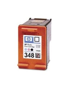 HP 348 cartuccia d'inchiostro 1 pz Originale Nero, Ciano chiaro, Magenta chiaro