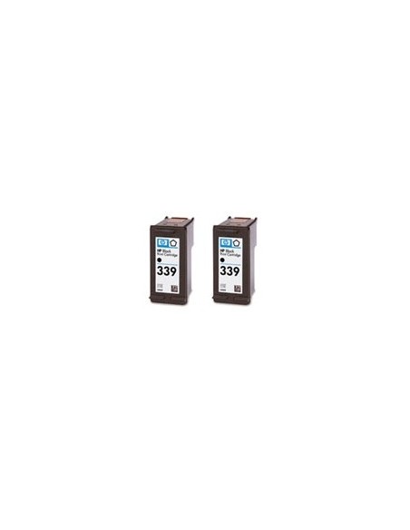 HP 339 cartuccia d'inchiostro 2 pz Originale Nero
