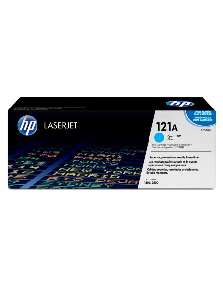 HP 121A Cyan Original LaserJet Toner Cartridge with Smart Printing Technology cartuccia toner 1 pz Originale Ciano