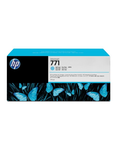 HP 771 775-ml Light Cyan DesignJet Ink Cartridge cartuccia d'inchiostro 1 pz Originale Ciano chiaro