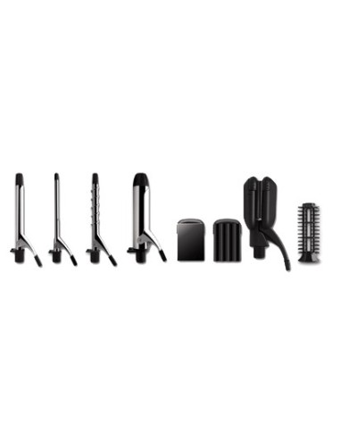 Rowenta CF4032 messa in piega Ferro per ricci Nero, Argento 32 W