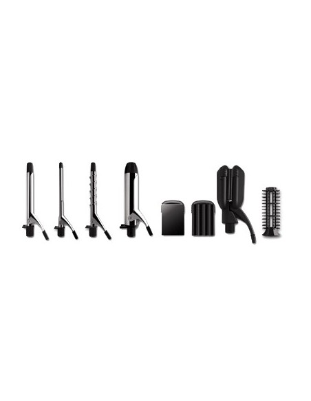 Rowenta CF4032 messa in piega Ferro per ricci Nero, Argento 32 W