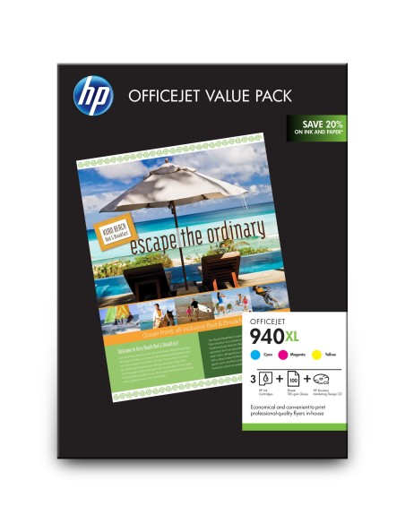 HP 940XL cartuccia d'inchiostro 3 pz Originale Resa elevata (XL) Ciano, Magenta, Giallo