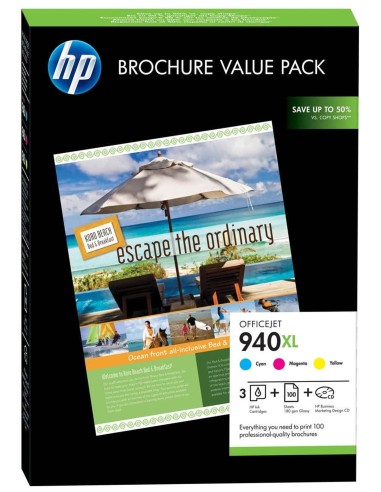 HP 940XL cartuccia d'inchiostro 3 pz Originale Resa elevata (XL) Ciano, Magenta, Giallo