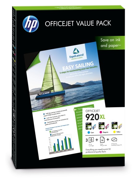 HP 920XL cartuccia d'inchiostro 3 pz Originale Resa elevata (XL) Ciano, Magenta, Giallo