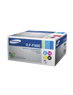Samsung CLP-P300C cartuccia toner 4 pz Originale Nero, Ciano, Magenta, Giallo 2