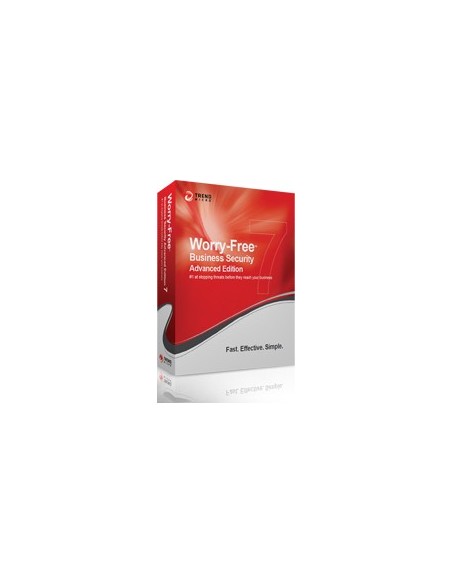 Trend Micro Worry-Free Business Security 7 ADV, 101-250u, 14m, Win, RNW, FRE Rinnovo Francese