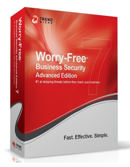 Trend Micro Worry-Free Business Security 7 Adv, 51-100u, 14m, RNW, WIN, FRE Francese 1,17 anno i